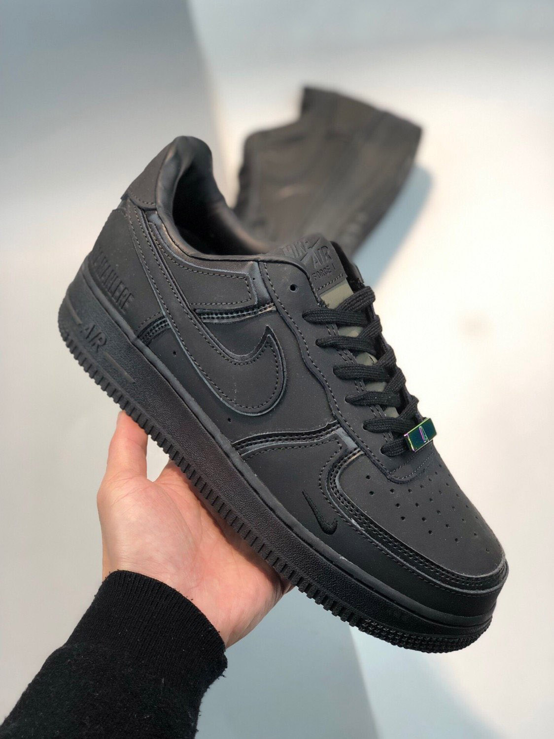 A Ma Maniére x Nike Air Force 1 Low Black/Dark Grey-Wolf Grey For 