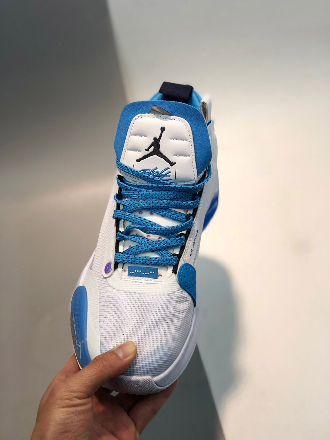 Air Jordan 34 White Blue On Sale – Sneaker Hello