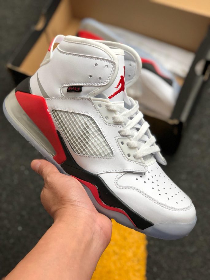 Jordan Mars 270 White/Fire Red-Black For Sale – Sneaker Hello