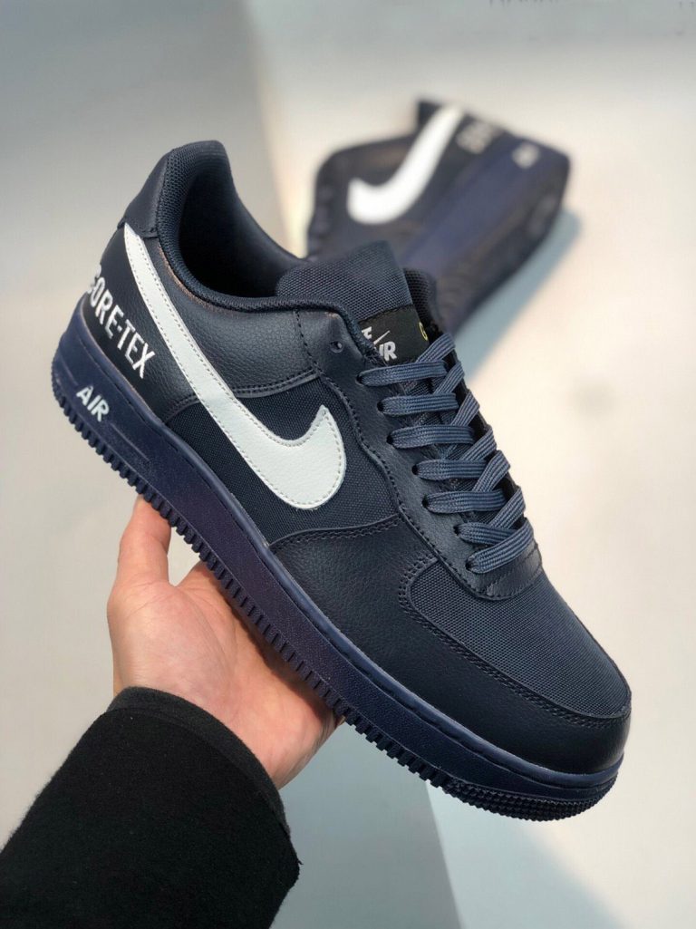 Nike Air Force 1 GORETEX Navy Blue For Sale Sneaker Hello