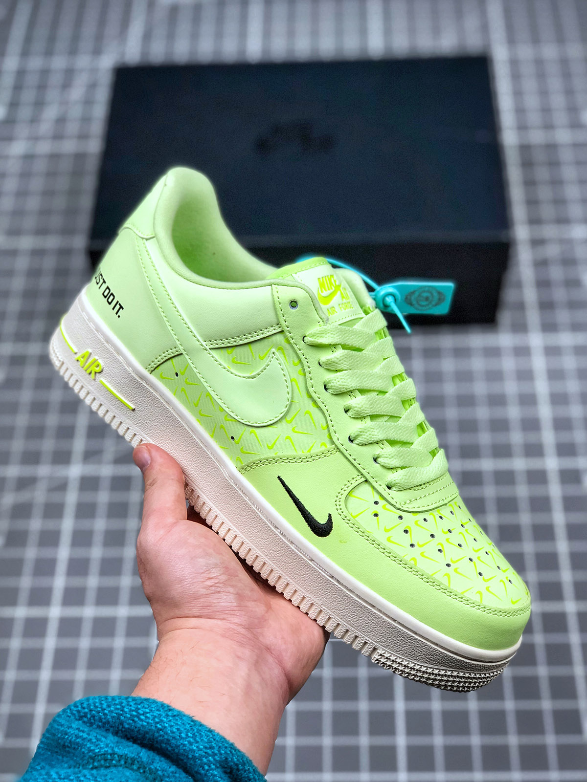 Nike Air Force 1 Low “Just Do It” Neon Yellow CT2541-700 For Sale ...