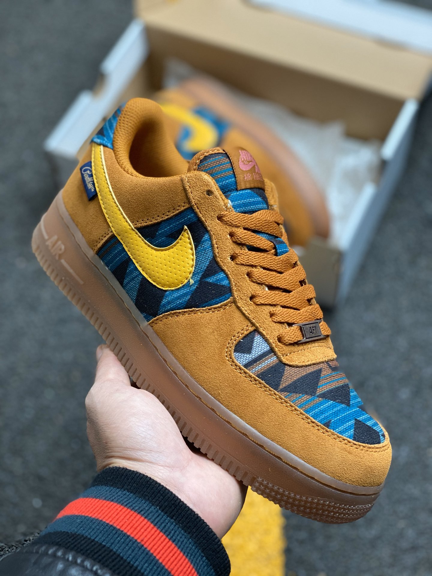 Nike Air Force 1 “N7” Gold Suede/Dark Sulfur CQ7308-700 For Sale ...