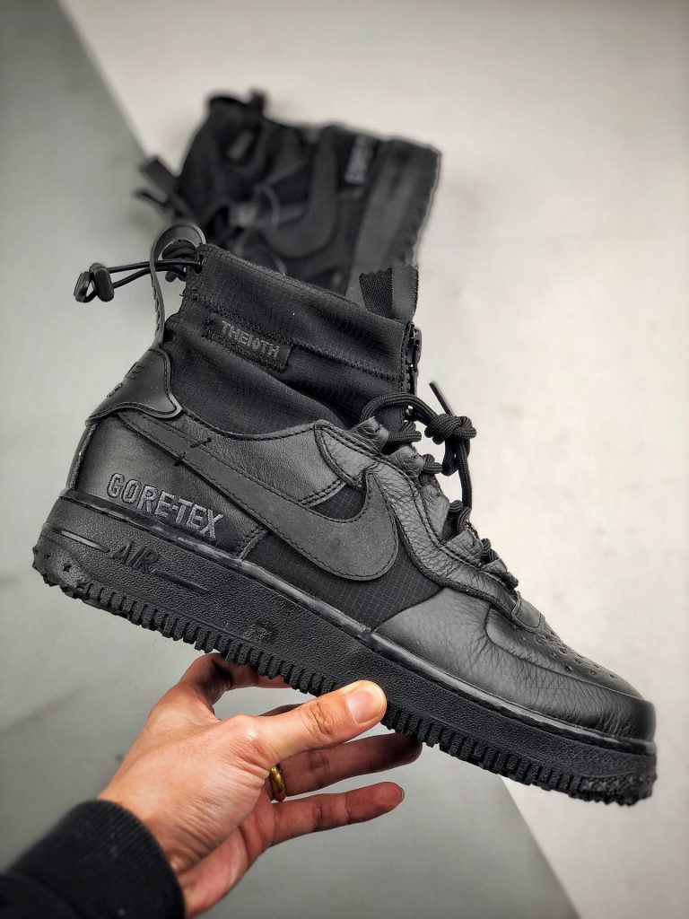 Nike Air Force 1 WTR Gore-Tex “Triple Black” For Sale – Sneaker Hello
