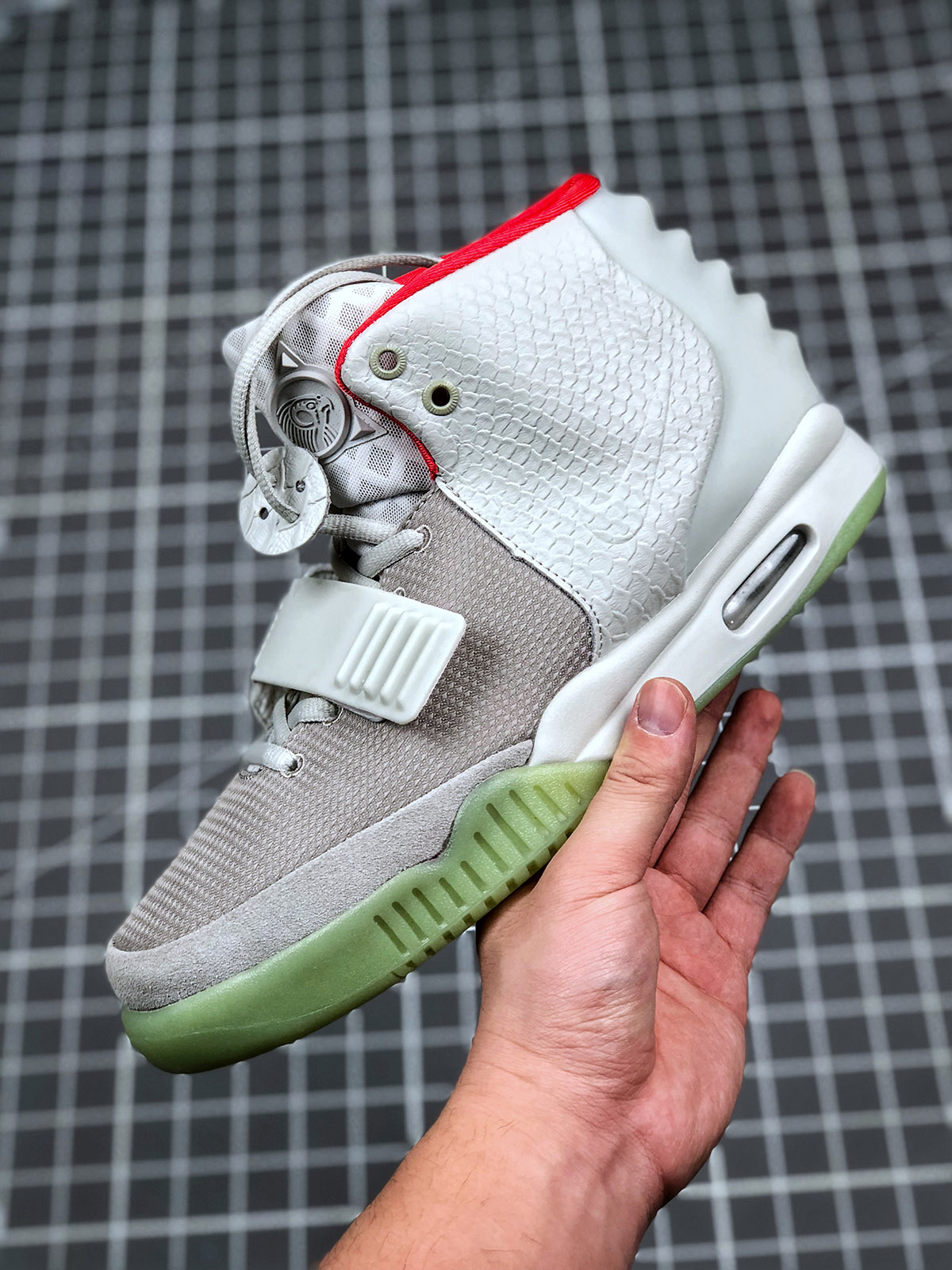 Nike Air Yeezy Wolf Grey/Pure Platinum For Sale Hello