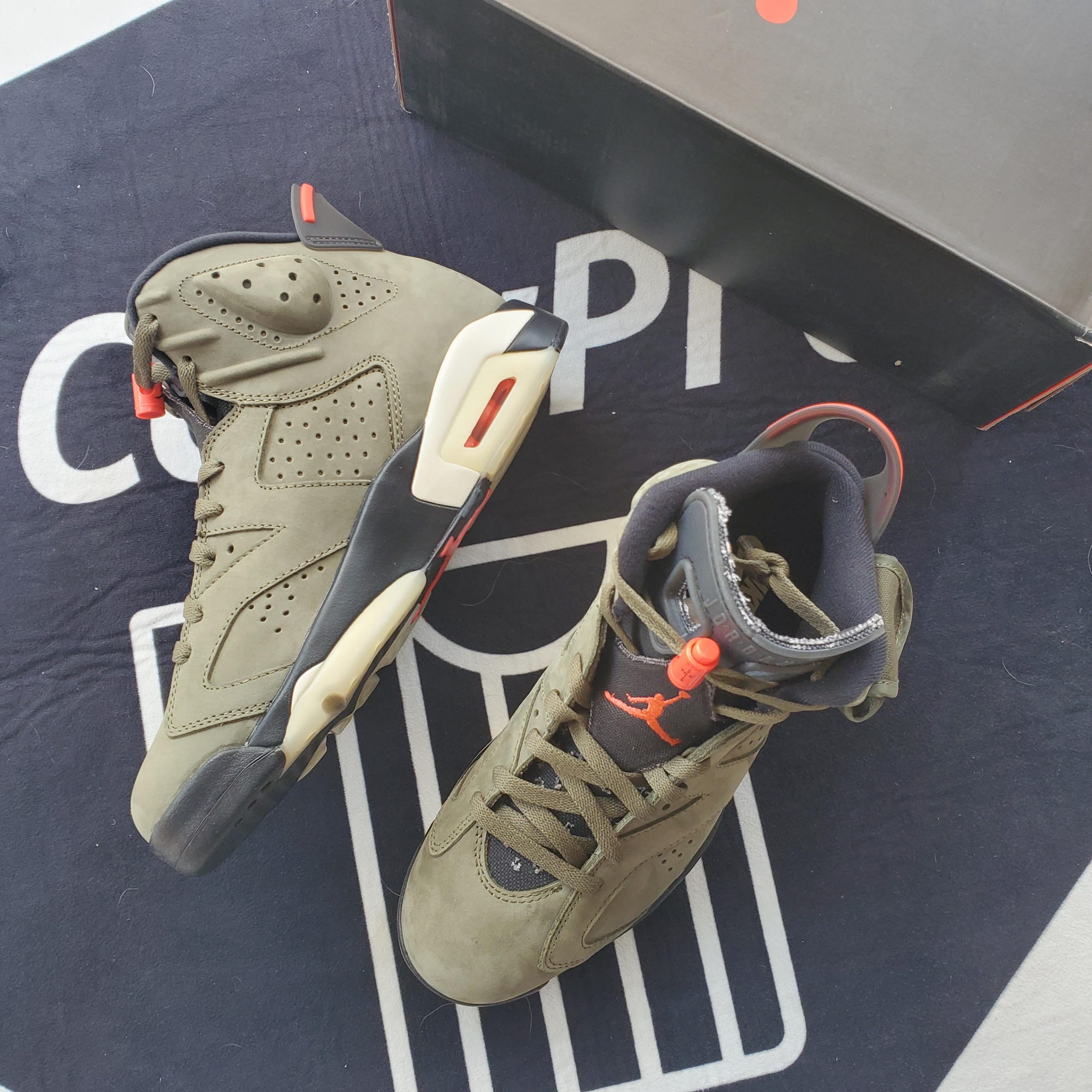 Travis Scott x Air Jordan 6 “Medium Olive” For Sale – Sneaker Hello