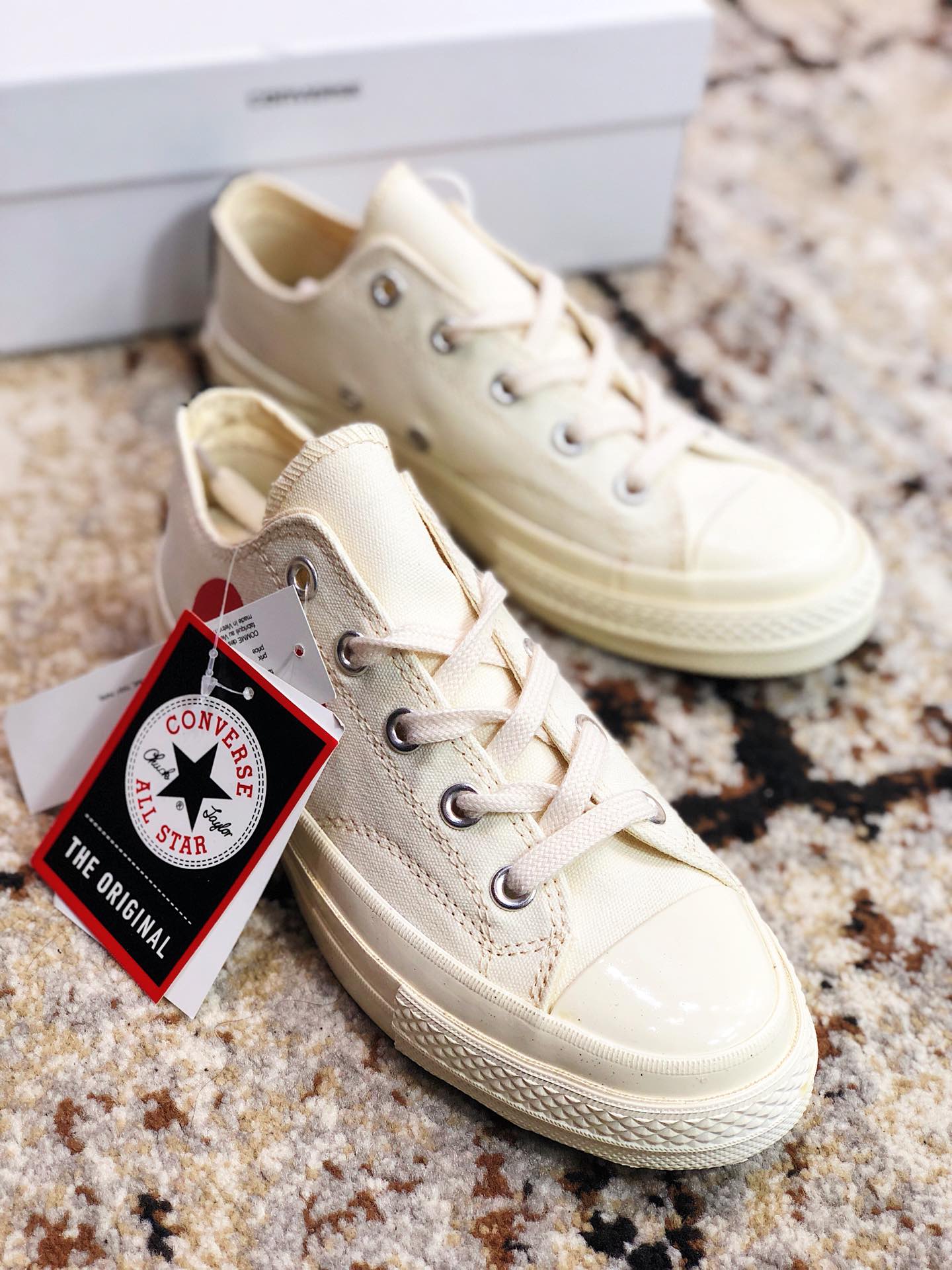 converse all star low leather light twine rose gold