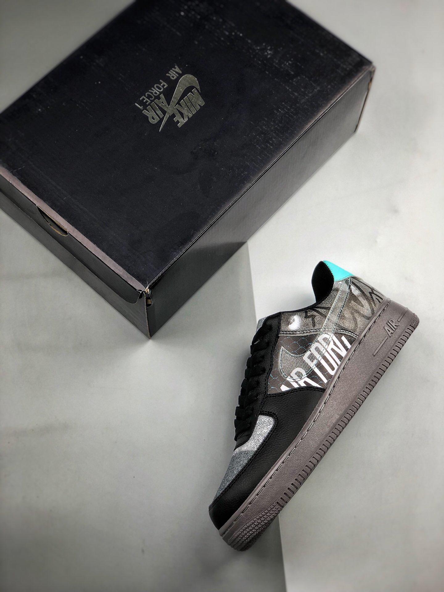 Nike Air Force 1 Low Off Noir/Pure Platinum/Black/Gunsmoke For 