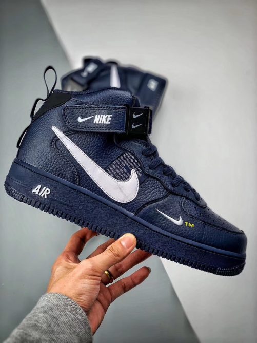 Nike Air Force 1 Mid Utility Navy 804609-403 For Sale – Sneaker Hello