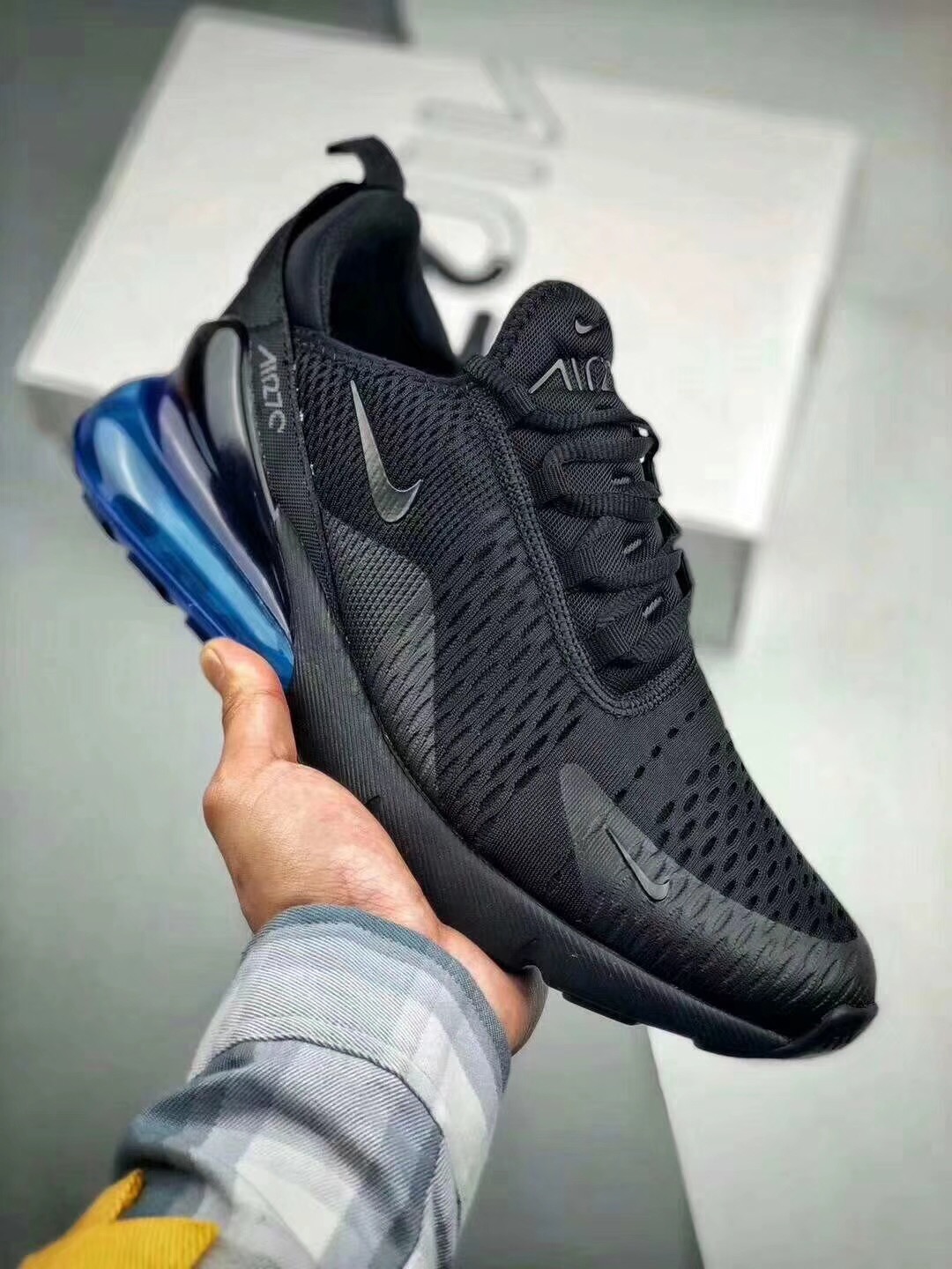 Nike Air Max 270 Black/Photo Blue For Sale – Sneaker Hello