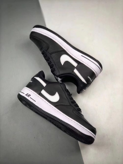 Supreme x CDG x Nike Air Force 1 Low Black/White For Sale – Sneaker Hello