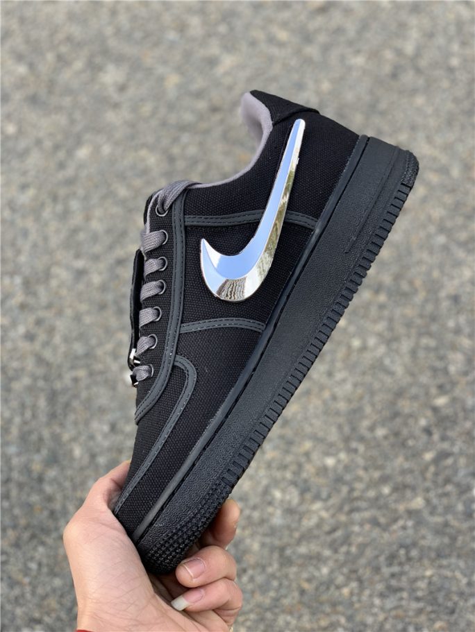 Travis Scott x Nike Air Force 1 Low Black For Sale – Sneaker Hello