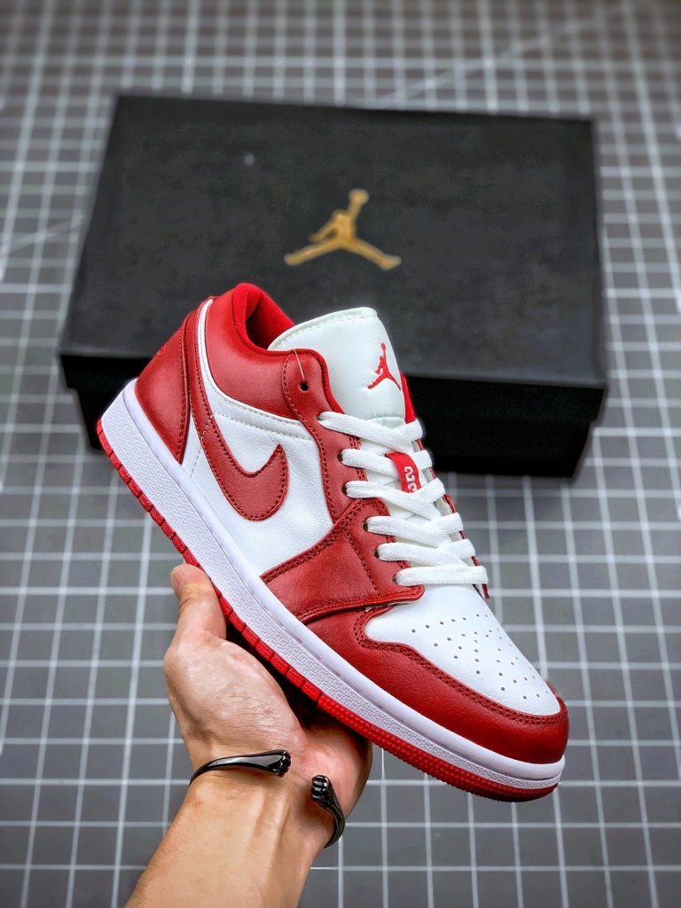 Air Jordan 1 Low Gym Red/White 553558-611 For Sale – Sneaker Hello