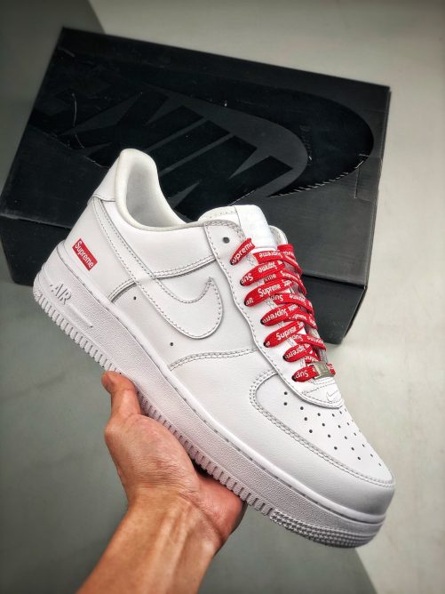 Supreme x Nike Air Force 1 Low White CU9225-100 For Sale – Sneaker Hello