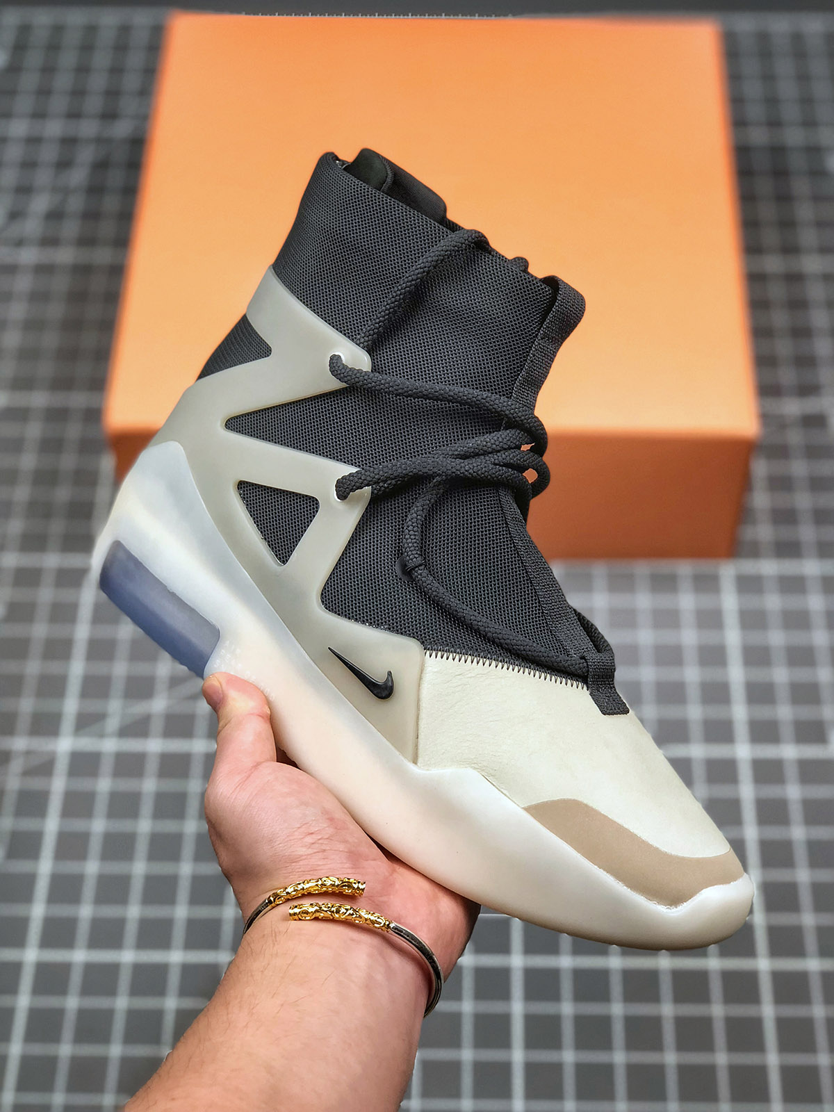 Nike Air Fear of God 1 String “The Question” AR4237-902 For Sale 