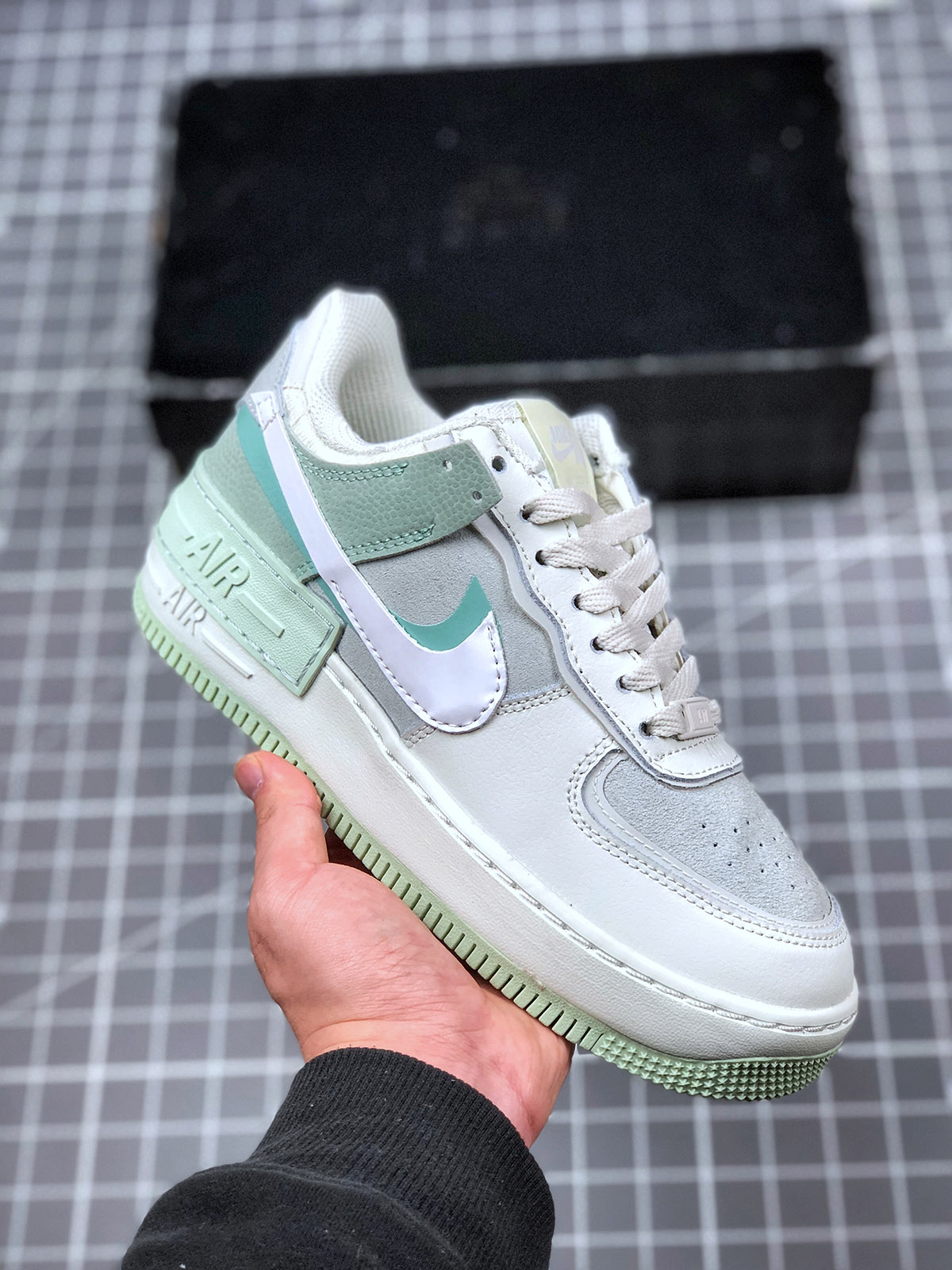 Nike Air Force 1 “Shadow” Spruce Aura/White-Pistachio Frost For ...