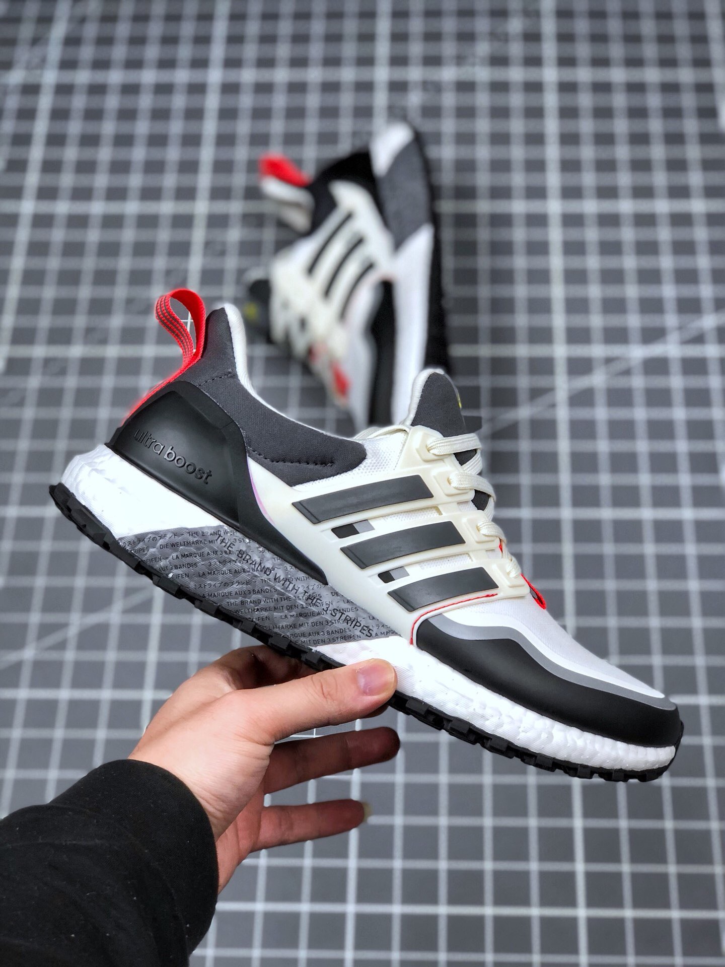 adidas Ultra Boost All Terrain Off White/Grey Six-Red For Sale Sneaker Hello