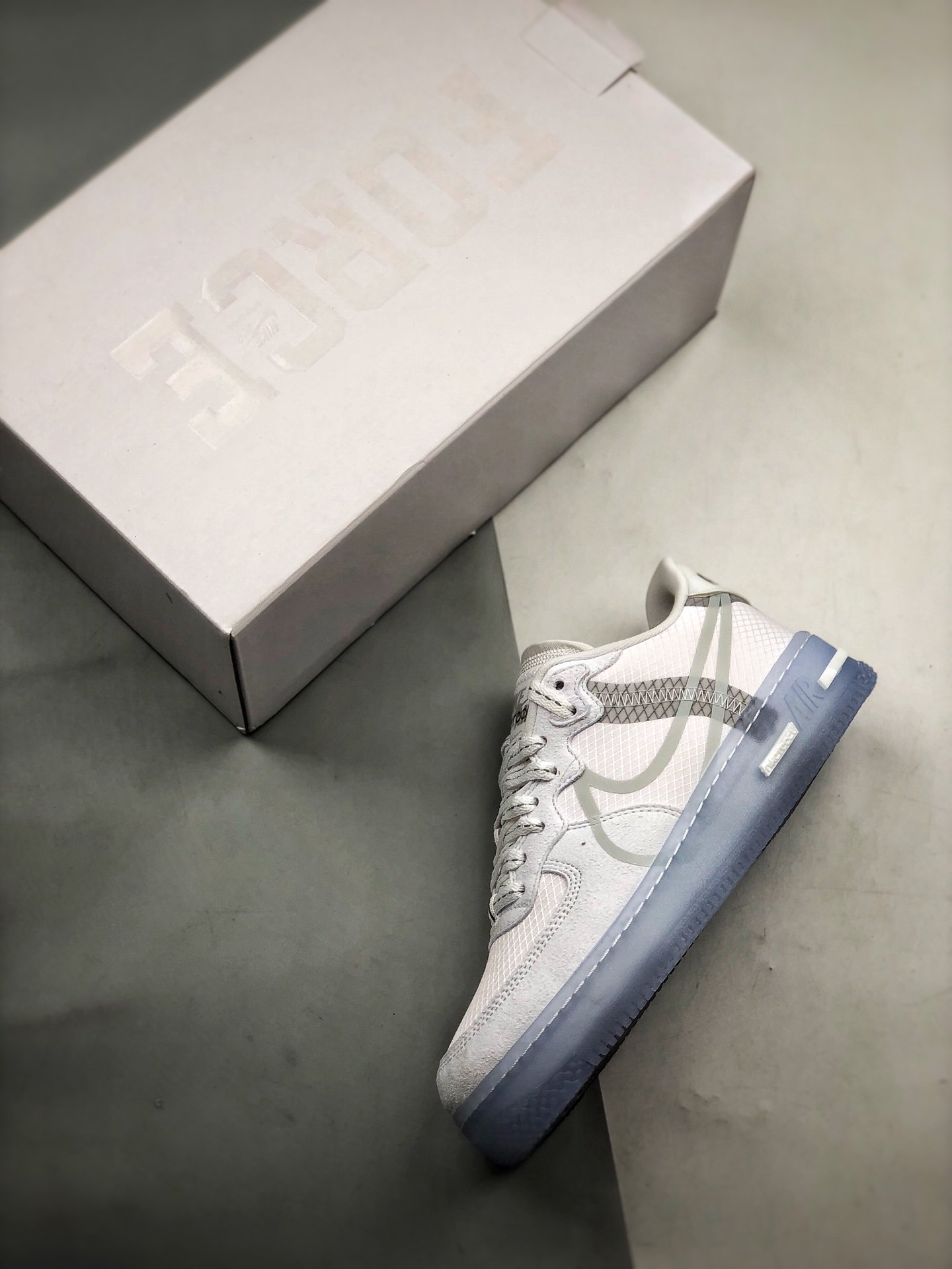 Nike Air Force 1 React “White Ice” CQ8879-100 For Sale – Sneaker Hello
