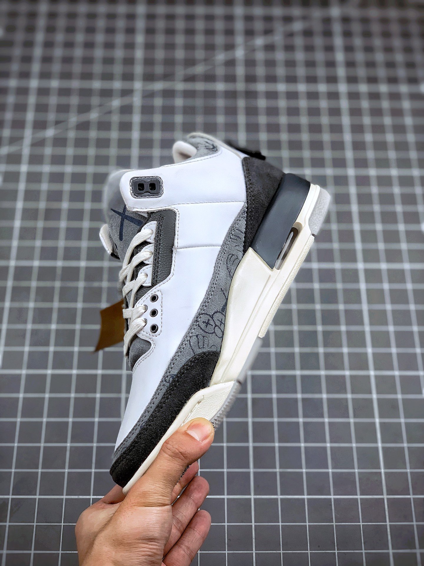 KAWS Air Jordan 3 White Black For – Sneaker Hello