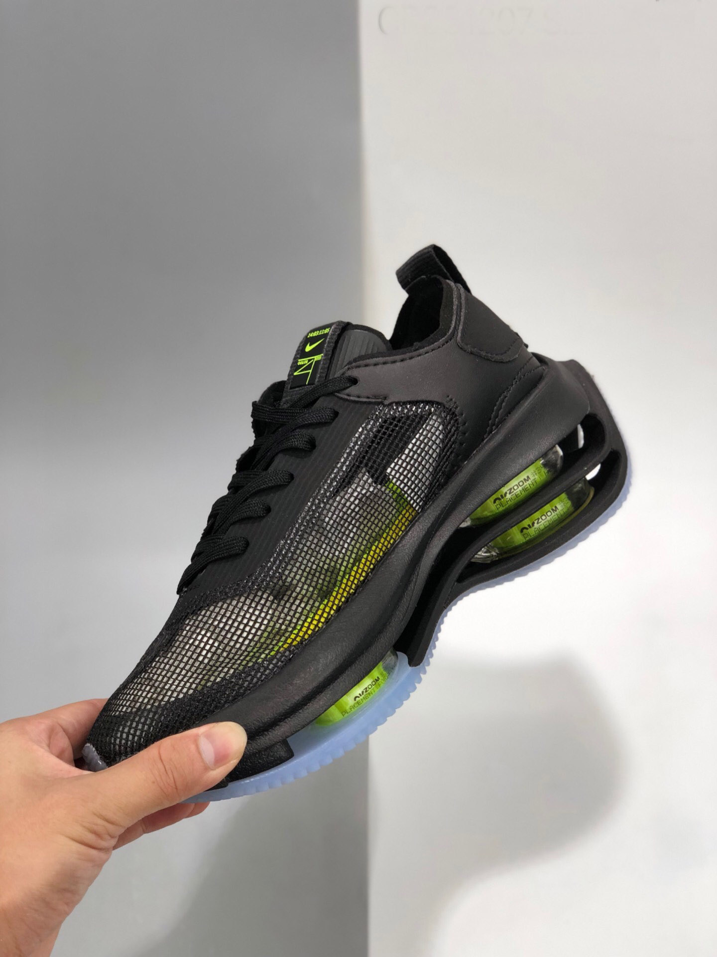 Nike Zoom Double Stacked Black Volt CI0804-001 For Sale – Sneaker Hello