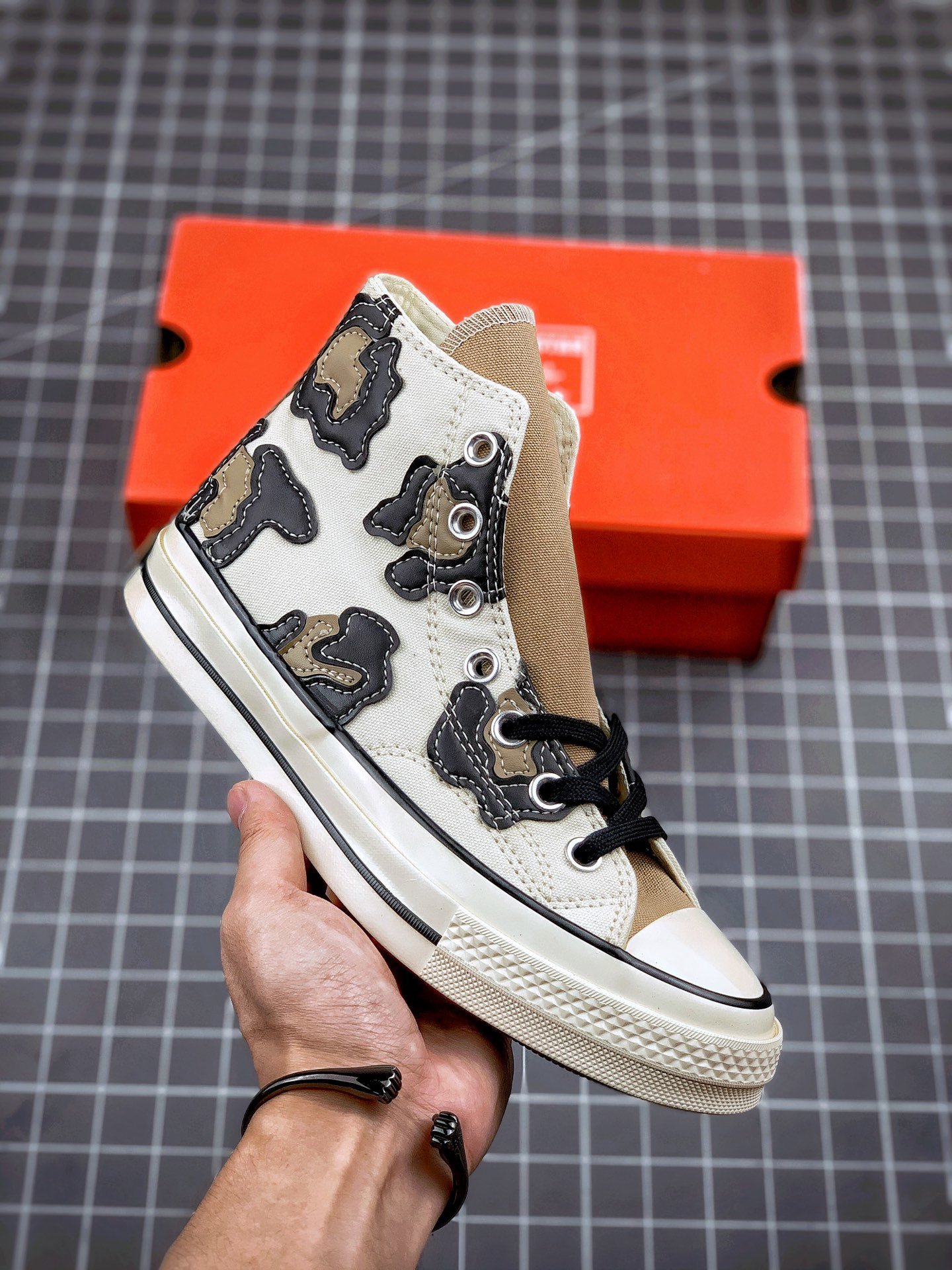 Converse Chuck 70 Hacked Archive High Top Egret Khaki For Sale