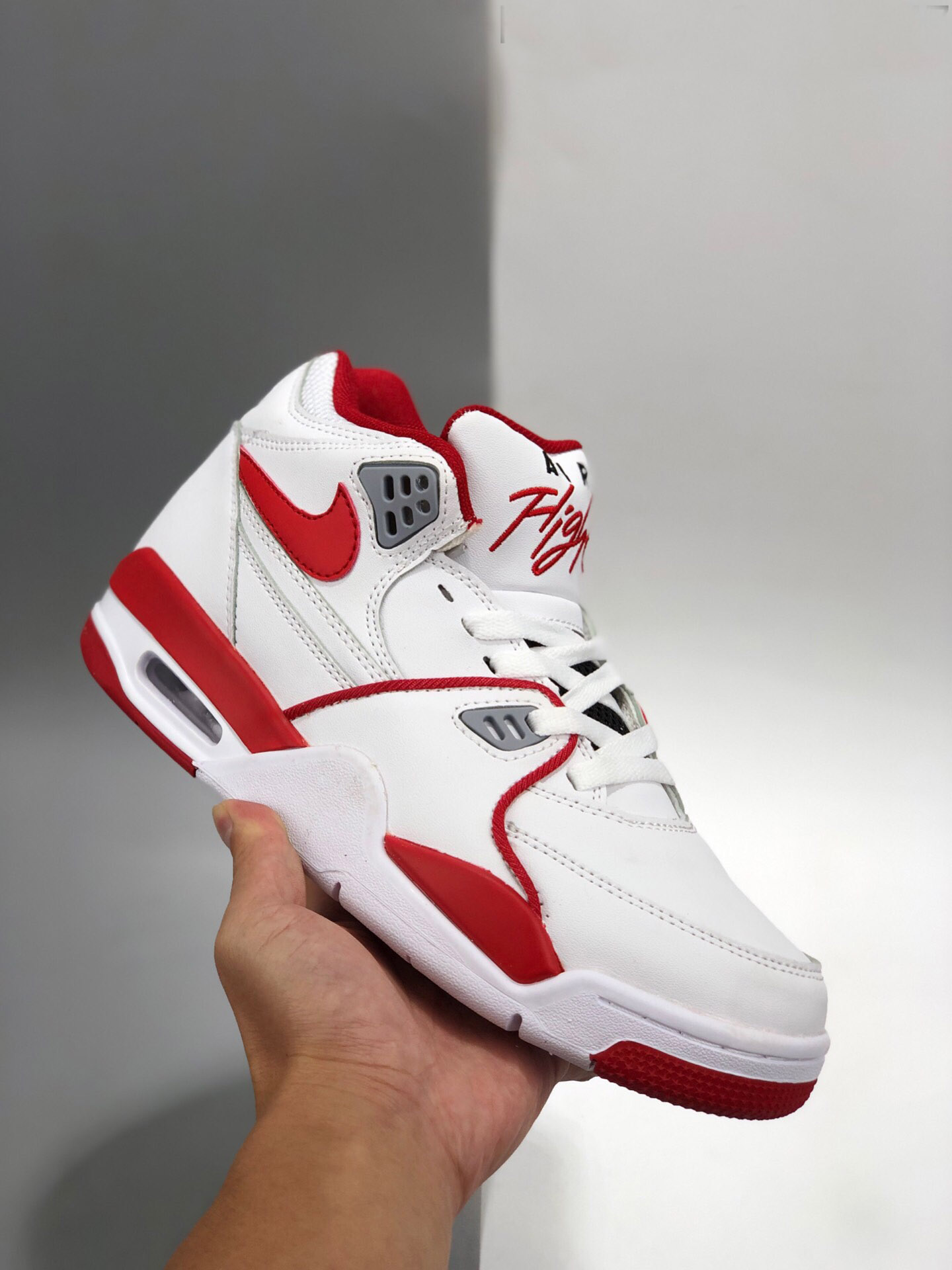 Nike Air Flight 89 White/University Red-Black For Sale – Sneaker Hello