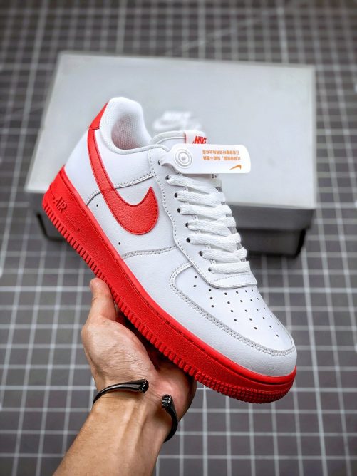Nike Air Force 1 Low White Red Midsole CK7663-102 For Sale – Sneaker Hello