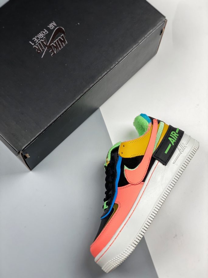 Nike Air Force 1 Shadow SE Solar Flare/Atomic Pink-Baltic Blue For Sale ...