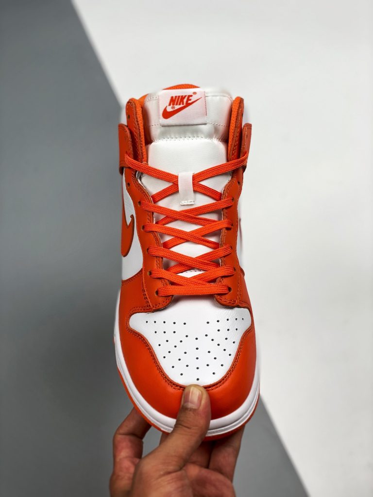 Nike Dunk High “Syracuse” White/Orange Blaze For Sale – Sneaker Hello