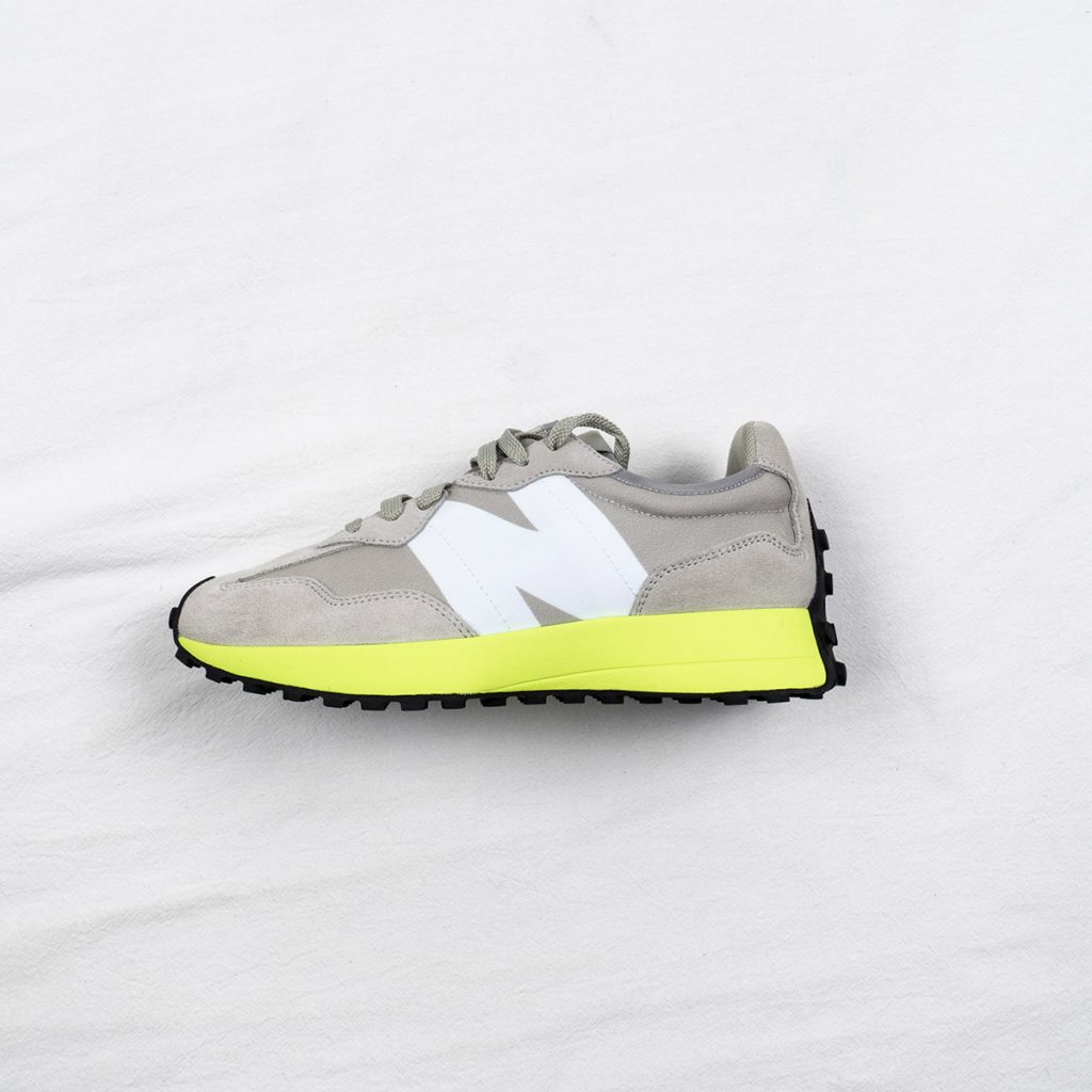New Balance 327 Grey Neon Green For Sale – Sneaker Hello