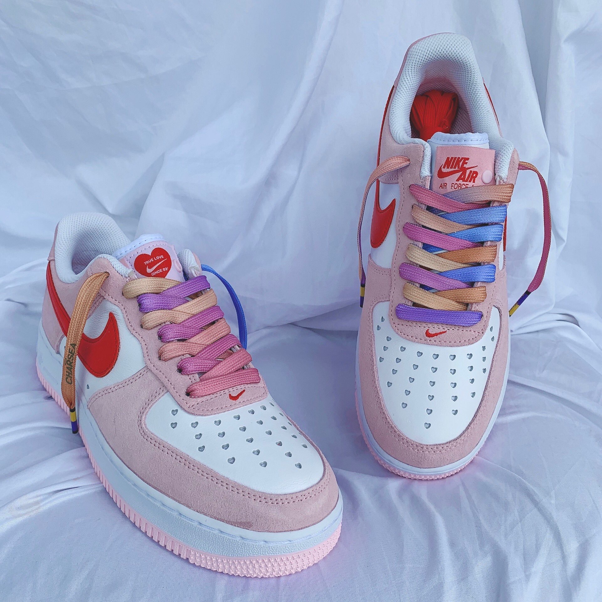 Nike Air Force 1 “Love Letter” Tulip Pink/White/University Red For Sale ...