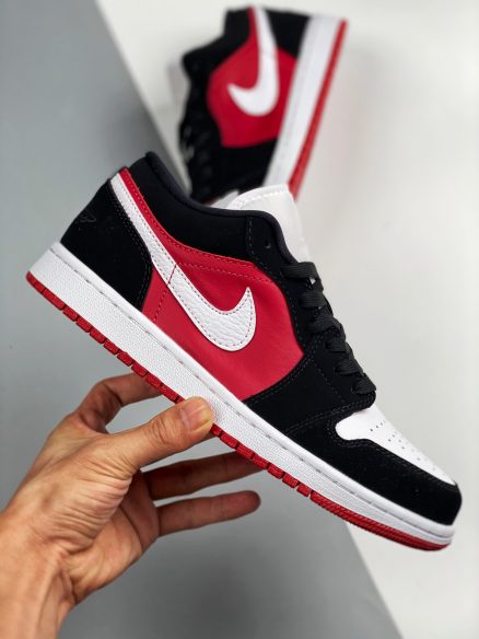 Air Jordan 1 Low ‘Chicago’ Black Red White DC0774-016 For Sale ...