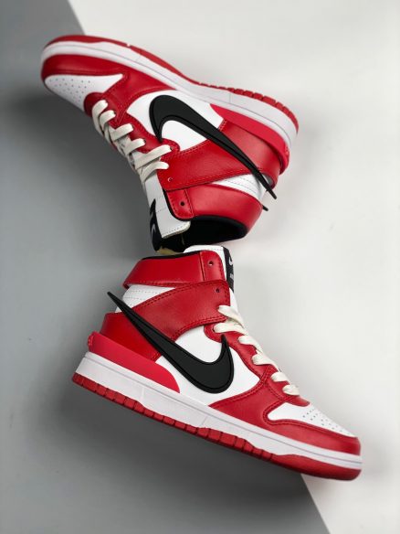 Ambush x Nike Dunk High “Chicago” Red White For Sale – Sneaker Hello
