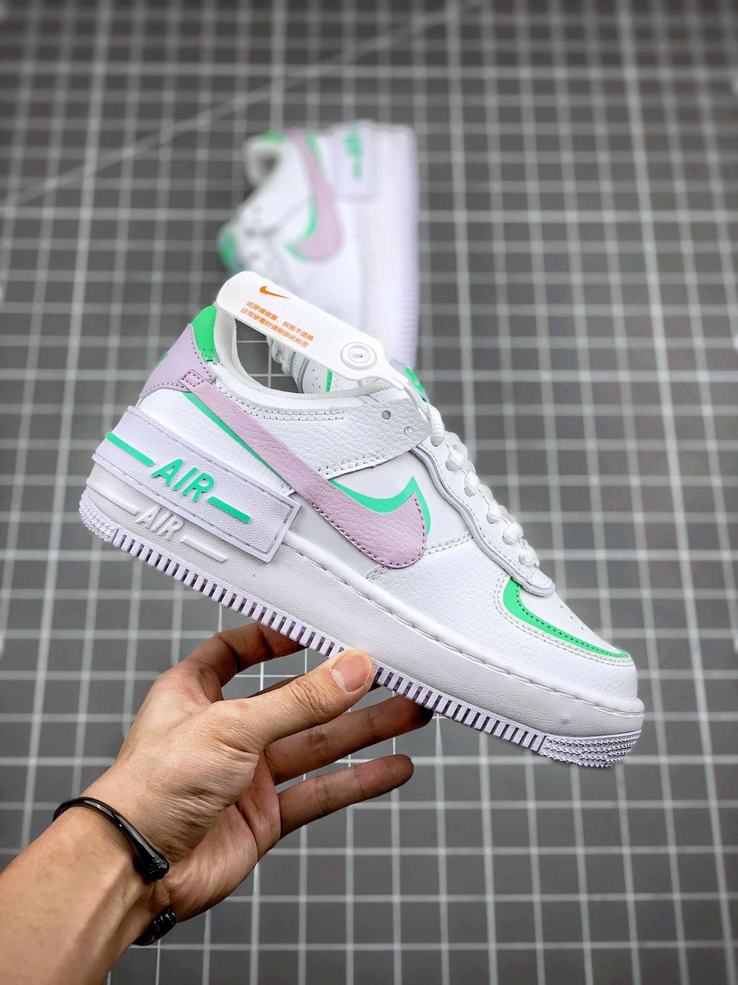 Nike Air Force 1 Shadow White/Infinite Lilac-Football Grey For ...