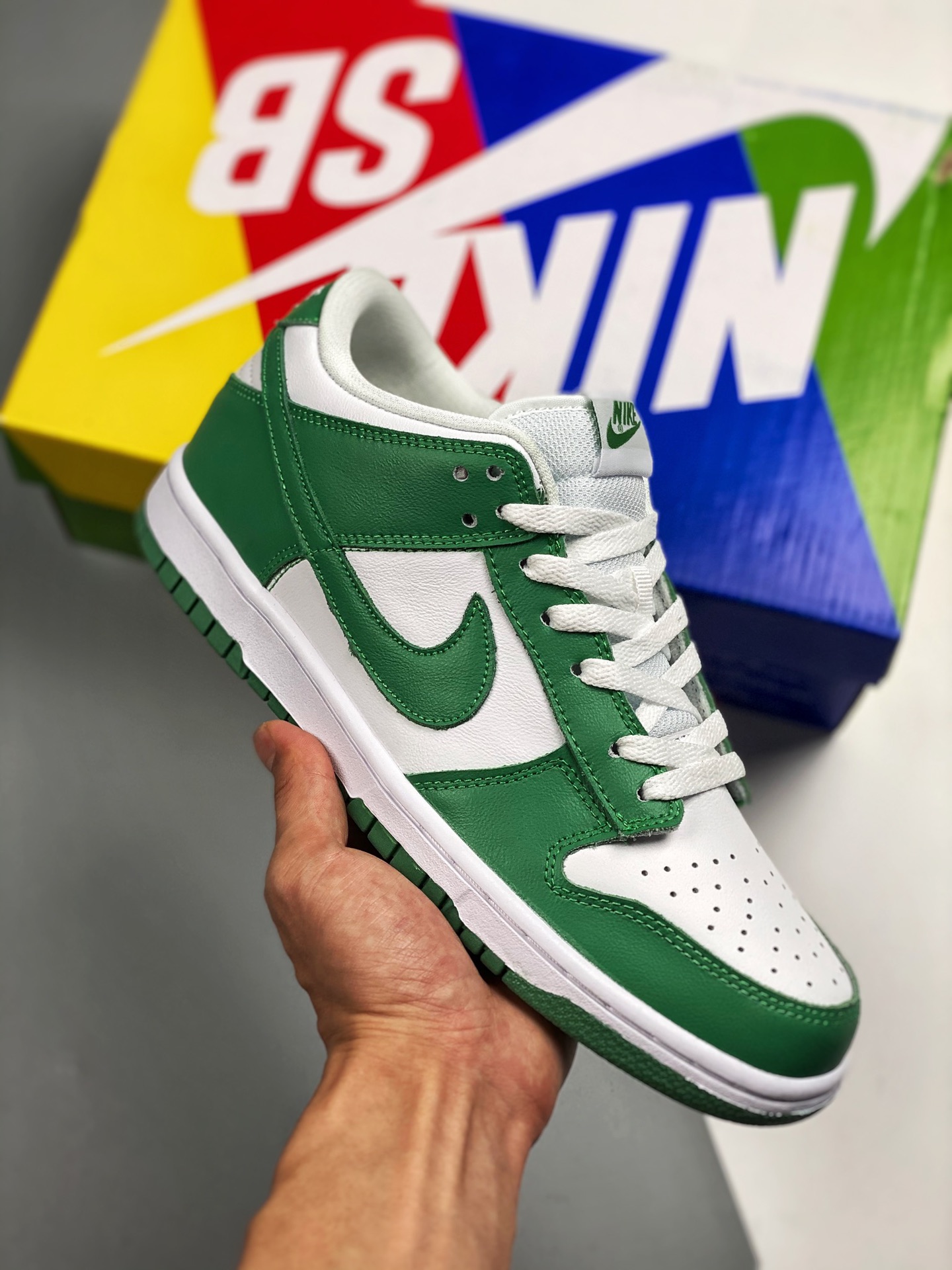 Nike Dunk Low White/Green Glow CU1726-188 For Sale – Sneaker Hello