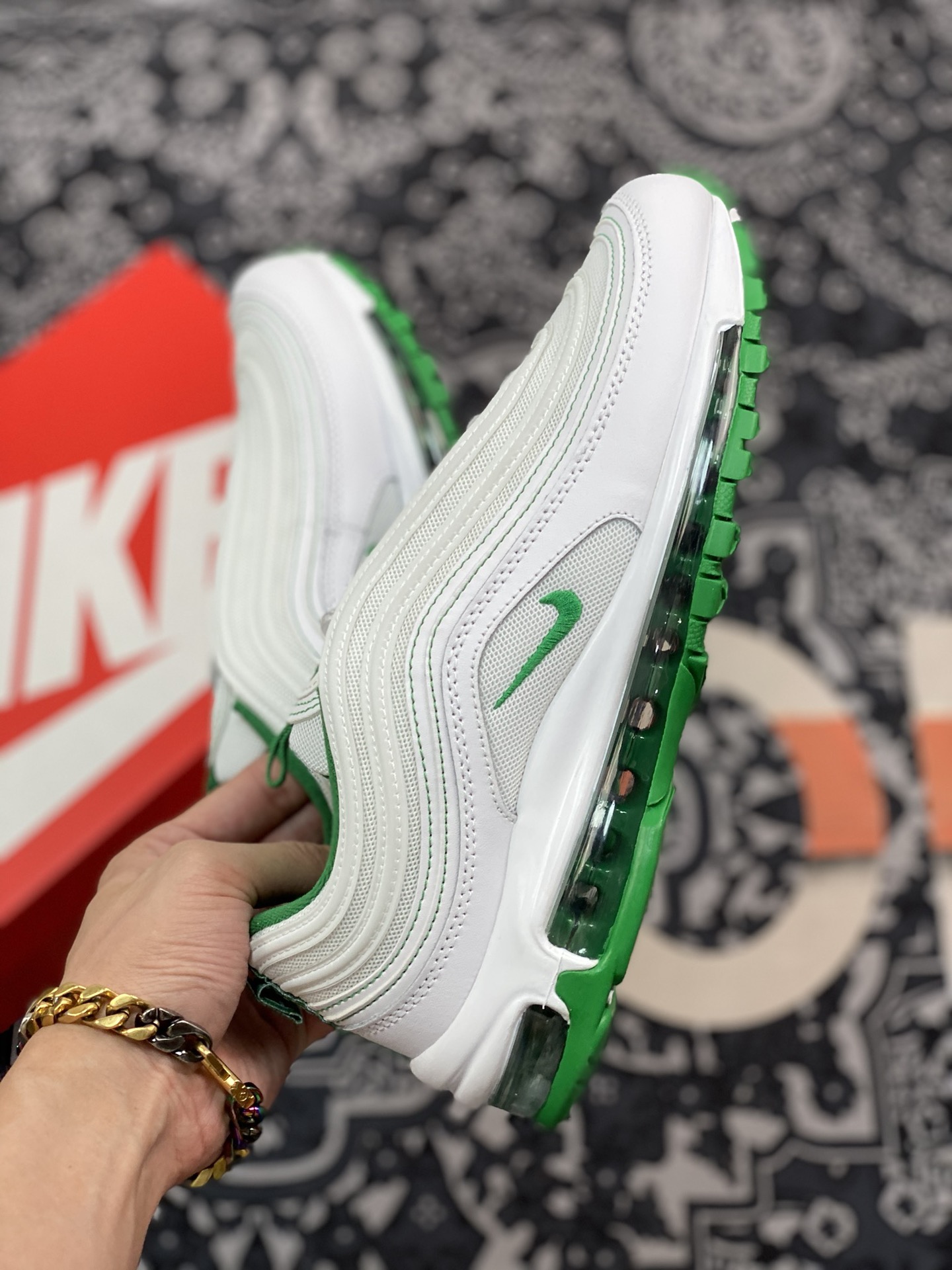 Nike Air Max 97 White⁄Pine Green For Sale – Sneaker Hello