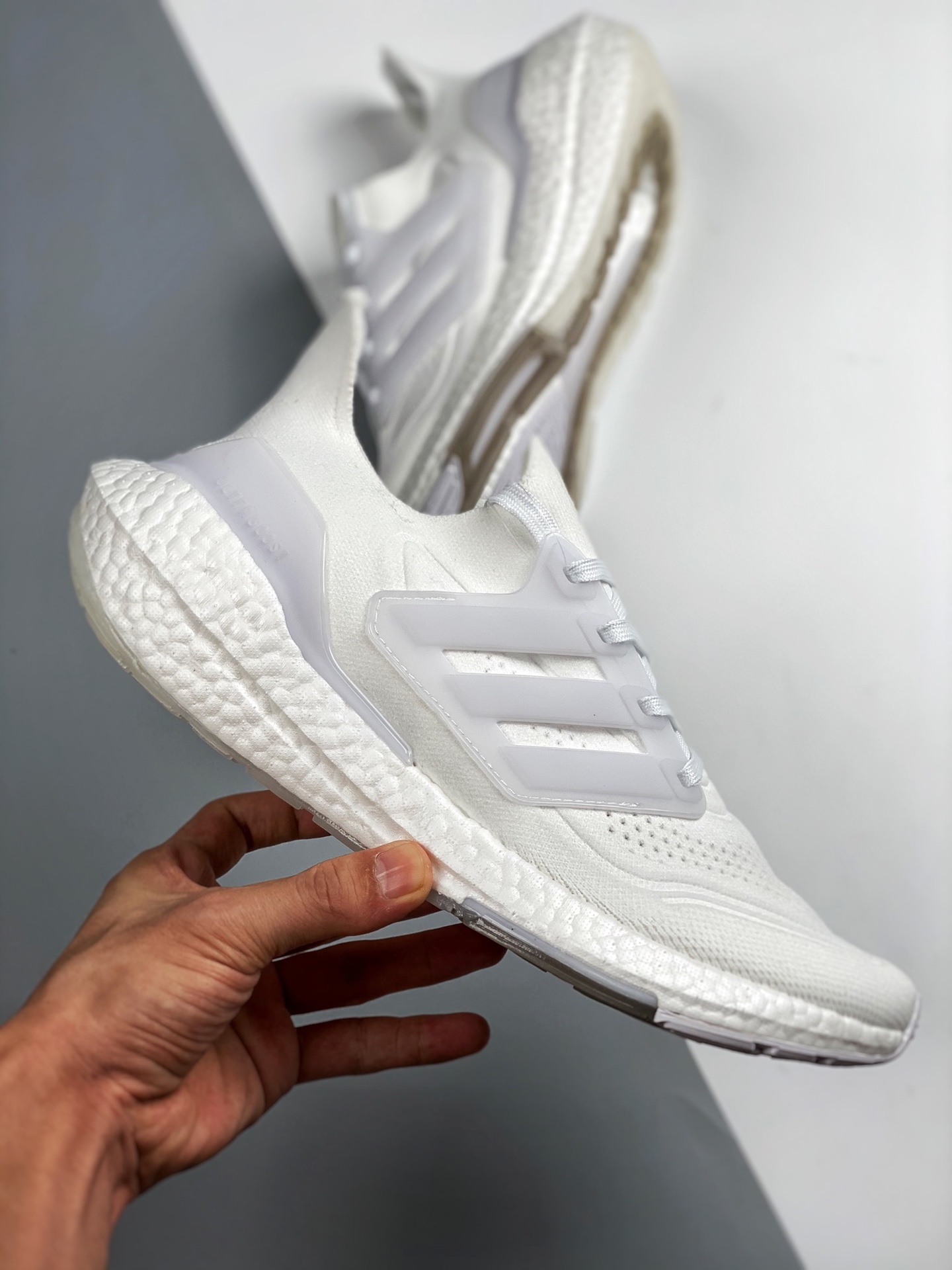 adidas Ultra Boost 2021 “Triple White” For Sale – Sneaker Hello