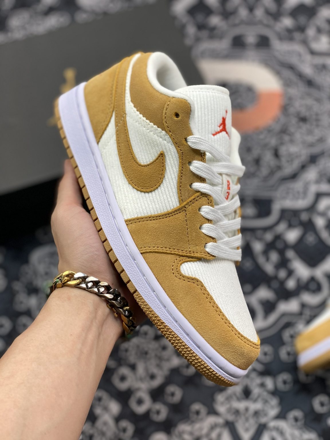 Air Jordan 1 Low Corduroy and Suede DH7820-700 For Sale – Sneaker Hello