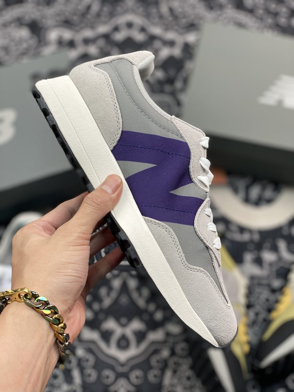 New Balance 327 Purple Grey For Sale – Sneaker Hello