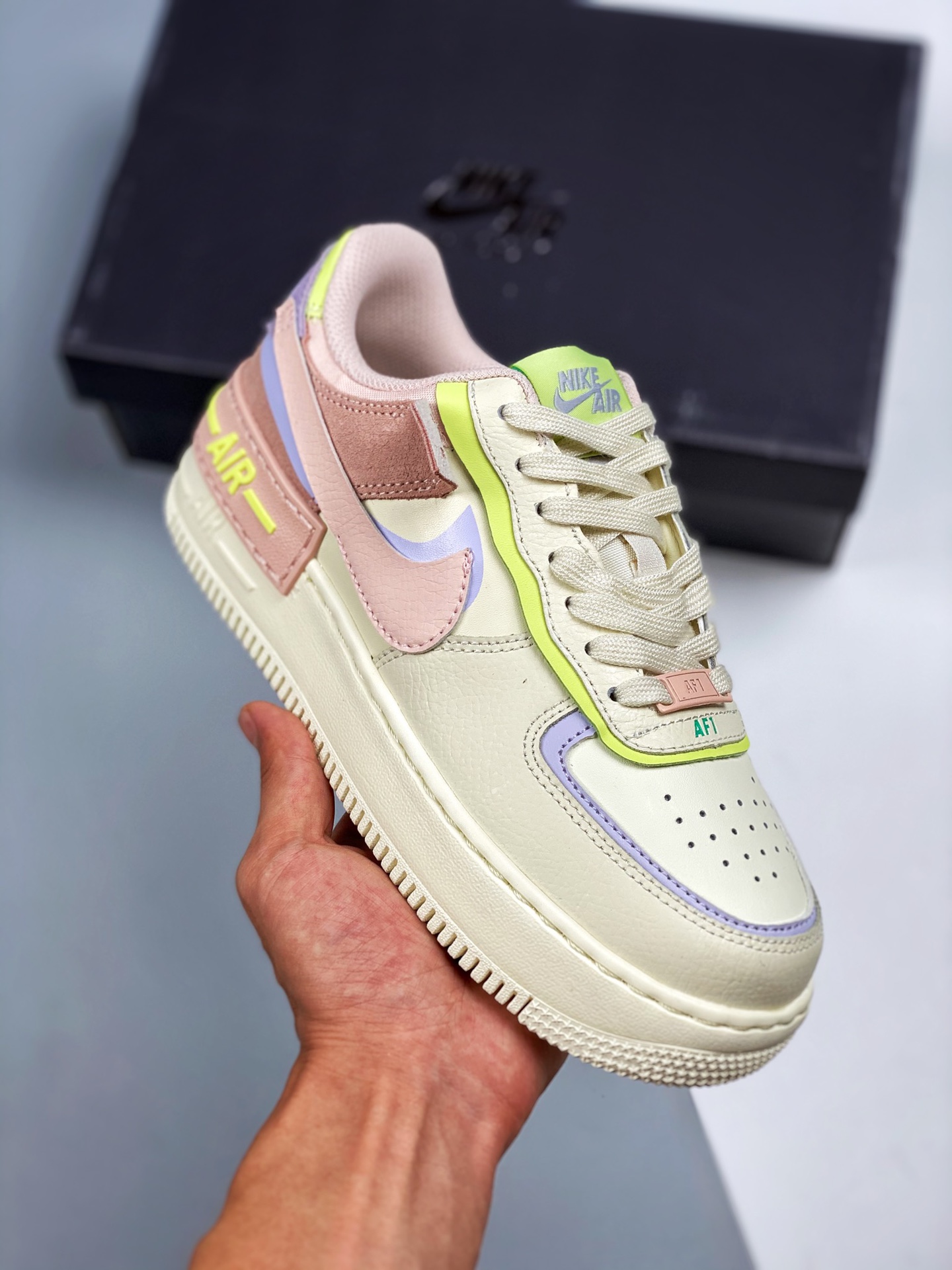 Nike Air Force 1 Shadow Cashmere/Pale Coral-Pure Violet For Sale ...