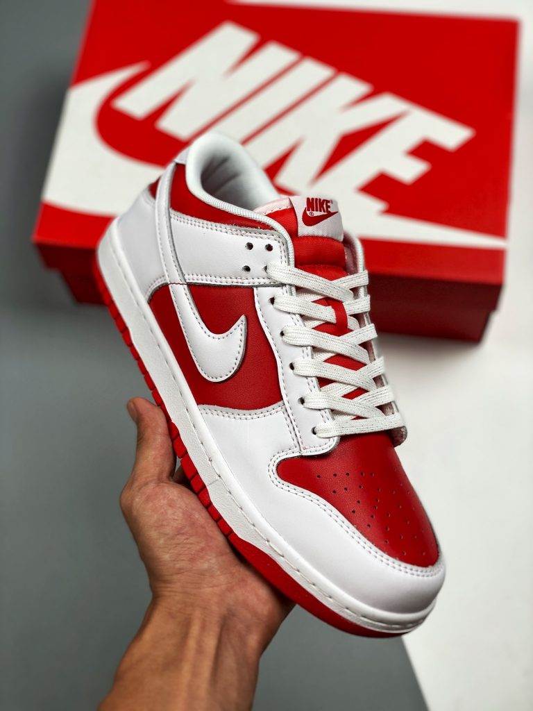 Nike Dunk Low University Red/White-Total Orange For Sale – Sneaker Hello