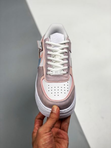 Nike Air Force 1 Shadow White Pink Grey For Sale – Sneaker Hello