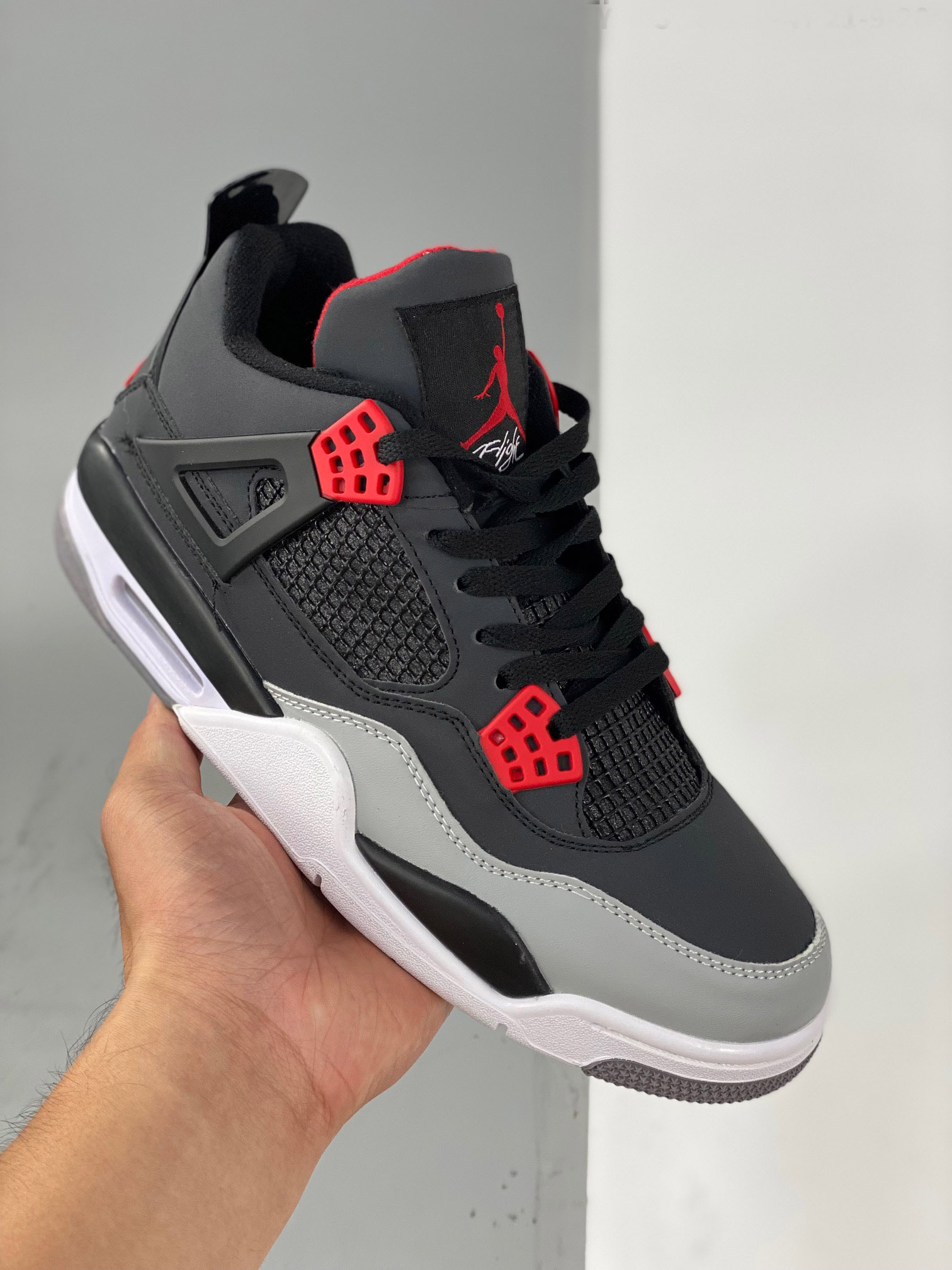 Air Jordan 4 “Infrared” Dark Grey/Infrared 23-Black-Cement Grey Sale – Sneaker Hello