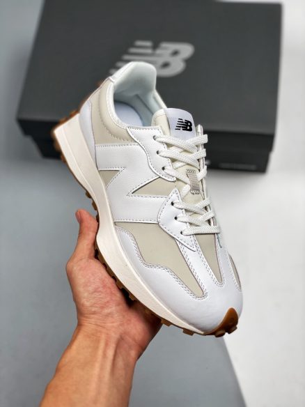 New Balance 327 White Leather For Sale – Sneaker Hello