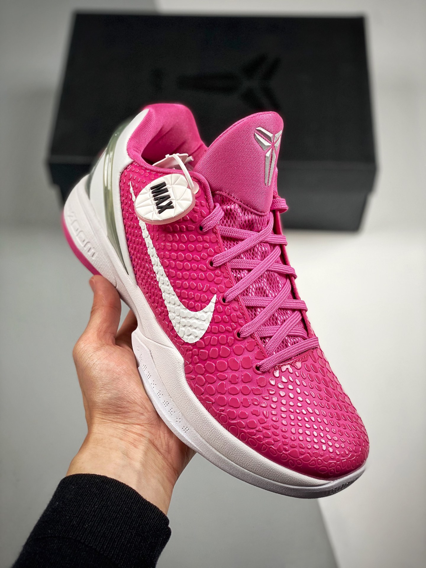Nike Kobe 6 Protro “Think Pink” Pinkfire/Metallic Silver-White For