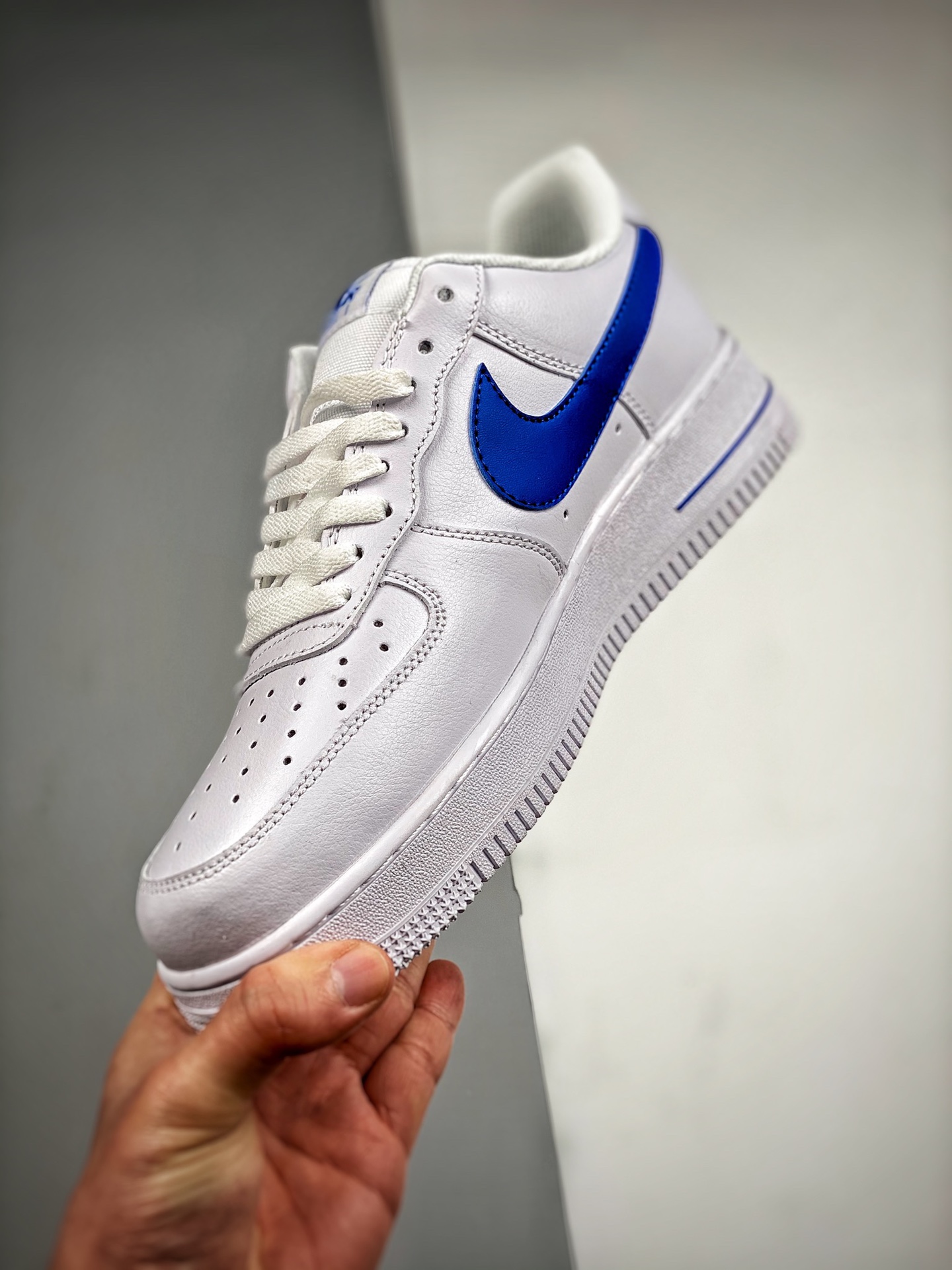 Nike Air Force 1 '07 White/Game Royal For Sale – Sneaker Hello