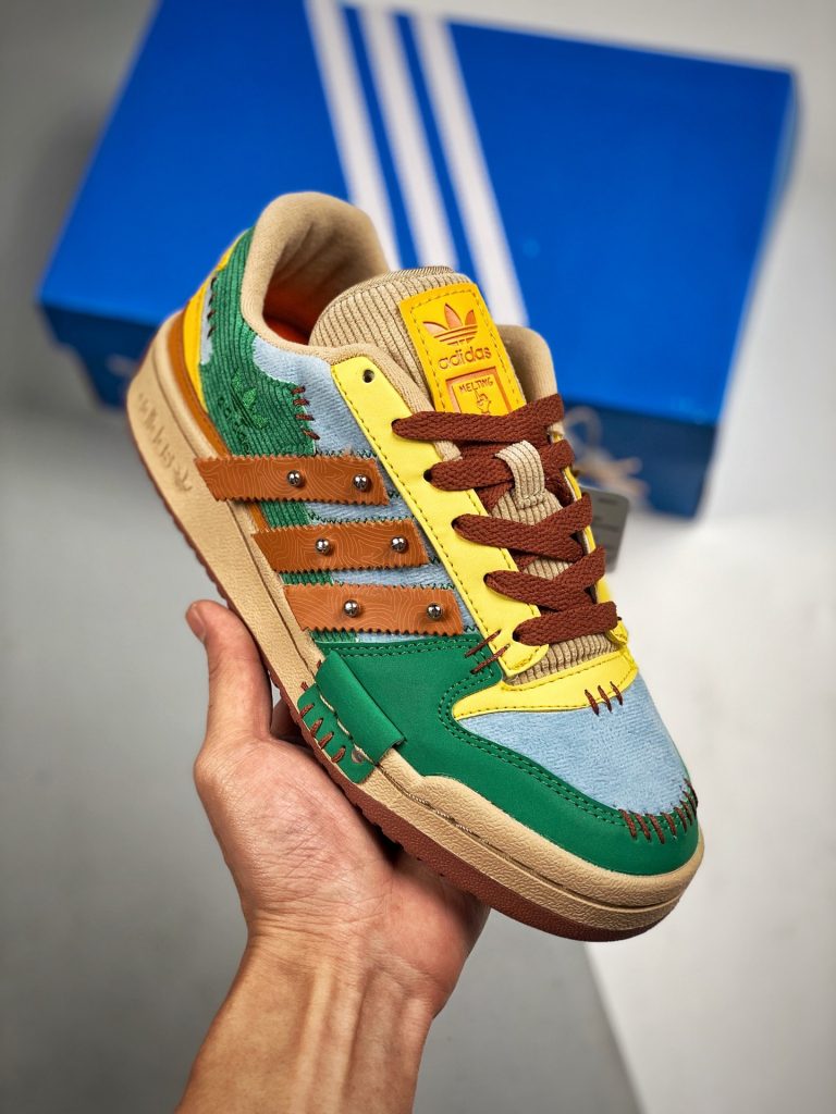 Melting Sadness x adidas Forum Low Green/Blue-Brown GW8725 For Sale ...