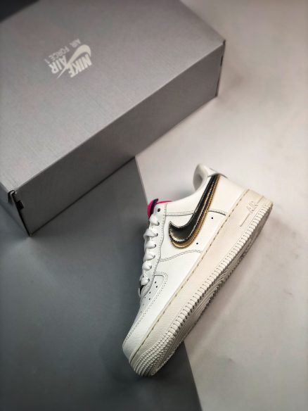 Nike Air Force 1 LV8 Double Swoosh Silver Gold DH9595-001 For Sale ...