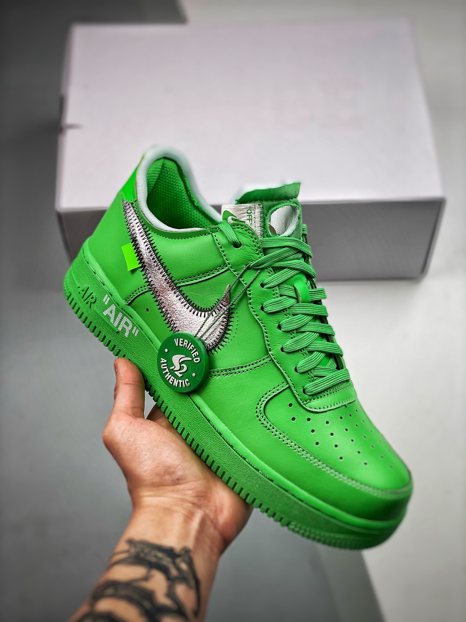Off-White x Air Force 1 Low 'Light Green Spark' - DX1419 300 – Urban  Necessities