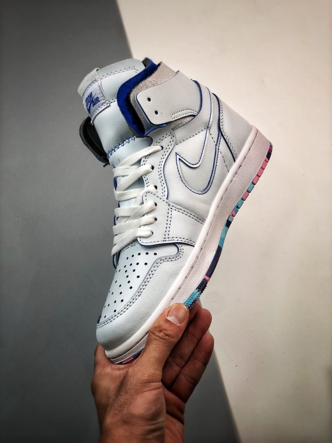 Air Jordan 1 Zoom Comfort 25 Years In China White/Blue DX6036-111 For ...