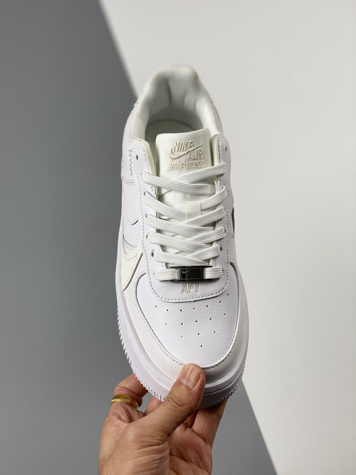 Nike Air Force 1 PLT.AF.ORM Triple White DJ9946-100 For Sale – Sneaker ...